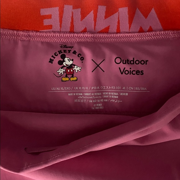 Outdoor Voices Pink Minnie Leggings - Picture 5 of 6